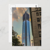 World Trade Center Freedom Tower NYC Postkarte (Vorne/Hinten)