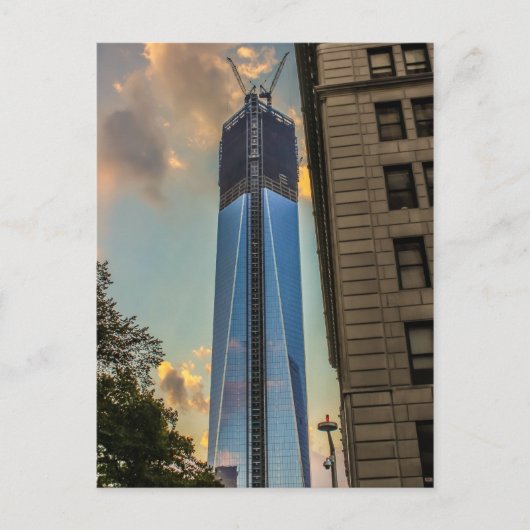 World Trade Center Freedom Tower NYC Postkarte (Vorderseite)