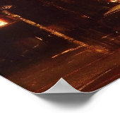 World Trade Center in der Abenddämmerung Poster (Ecke)