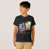 World Trade Center mit Flagge T-Shirt (Vorne ganz)