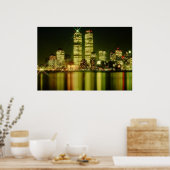 World Trade Center - Nacht Poster (Küche)