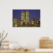 World Trade Center NYC at Night Poster (Küche)