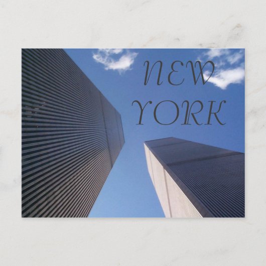 WORLD TRADE CENTER POSTKARTE (Vorderseite)