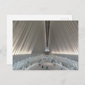 World Trade Center Transporthub Nr. 3 Postkarte (Vorne/Hinten)