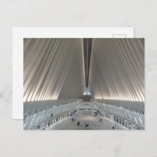 World Trade Center Transporthub Nr. 3 Postkarte (Vorne/Hinten)