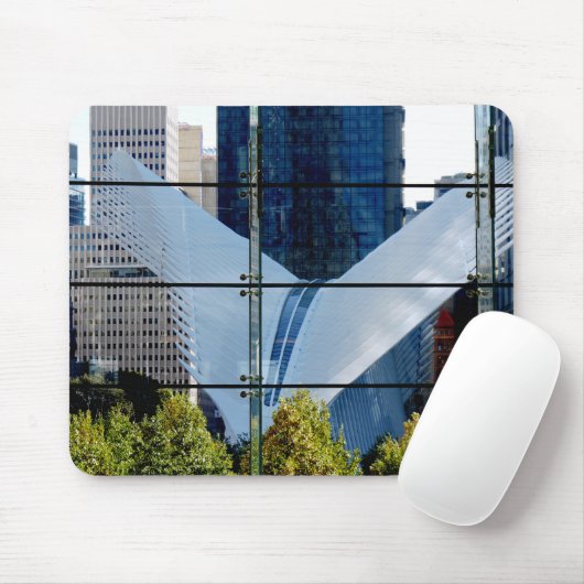 World Trade Center Transporthub, NY Mousepad (Mit Mouse)