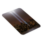 World Trade Center Tribut im Licht in New York. Magnet (Rechte Seite)
