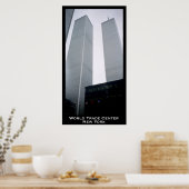 World Trade Center, Twin Towers, New York Poster (Küche)