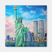 World Trade Center Twin Towers, NYC Art by Galina Magnet (Vorne)