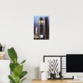 World Trade Center twin towers stylized Poster (Heimbüro)