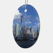 World Trade Center WTC der Hudson Manhattans NYC Keramikornament (Links)