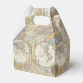 World Travel Map Antique Vintag Geschenkschachtel (Rückseite)