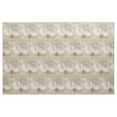 World Travel Map Antique Vintag Stoff (Fat Quarter (45,7 x 55,9 cm))