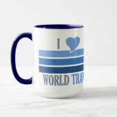 World Travel mug - wählen Sie Stil & Farbe Tasse (Links)