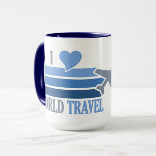 World Travel mug - wählen Sie Stil & Farbe Tasse
