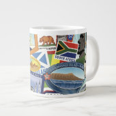 World Travel Pattern Jumbo-Tasse (Vorderseite Rechts)