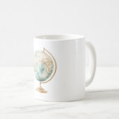 World Travel Places Globe Kaffeetasse (VorderseiteRechts)