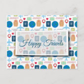 World Travel PostCard Postkarte (Vorderseite)