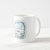 World Travel Window Airplane Kaffeetasse (VorderseiteRechts)