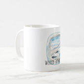 World Travel Window Airplane Kaffeetasse (Vorderseite Links)