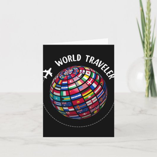 World Traveler Map, World Flags Traveler, Countrie Karte (Vorderseite)