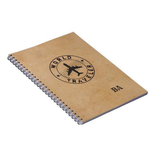 World Traveller (anpassbar) Notizblock (Rechte Seite)