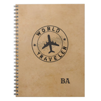 World Traveller (anpassbar) Notizblock