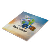 World Traveller, beliebtes Design Fliese (Seite)