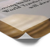 World Traveller Celebration of Life, Beerdigung Fo Poster (Ecke)