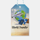 World Traveller - Design #2 Geschenkanhänger (Rückseite)