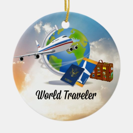 World Traveller, Design 2 Keramikornament (Vorne)