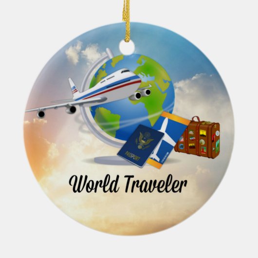 World Traveller, Design 2 Keramikornament (Hinten)