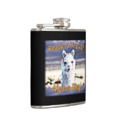 World Traveller - Funny Alpaca Bag Flachmann (Rechts)