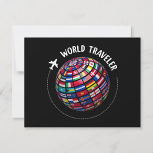 World Traveller Map, World Flags Traveller, Land