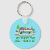 World Traveller RV Nomad Schlüsselanhänger (Vorderseite)