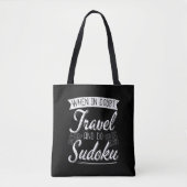 World Traveller Sudoku Puzzle Lover Tasche (Vorderseite)