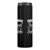 World Traveller Sudoku Puzzle Lover Thermosbecher (Rückseite)