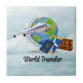 World Traveller, verpackt und einsatzbereit, Fliese (Vorderseite)