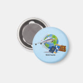 World Traveller, verpackt und einsatzbereit, Magnet (Vorderseite/Rückseite)