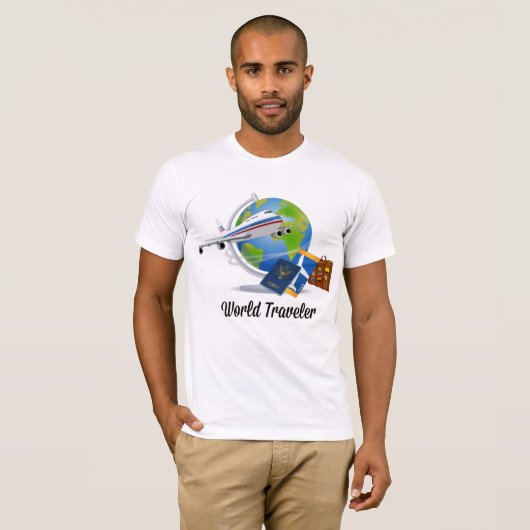 World Traveller, verpackt und einsatzbereit, T-Shirt (Vorne ganz)