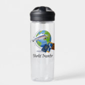 World Traveller, verpackt und einsatzbereit, Trinkflasche (Vorderseite)