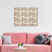 World Traveller Vintag Map Thunder_Cove Leinwanddruck (Insitu (Wohnzimmer))