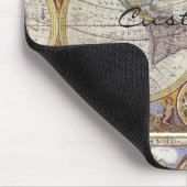 World Traveller Vintag Map Thunder_Cove Mousepad (Ecke)