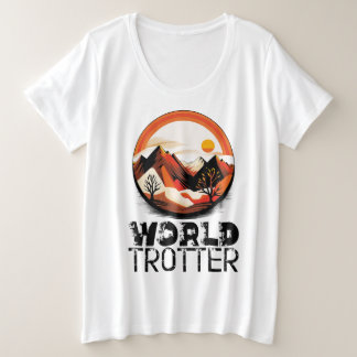 World Trotter - Aventura en el Horizonte Große Größe T-Shirt