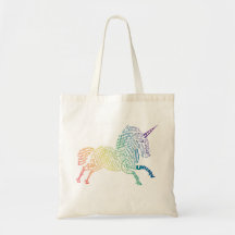 World Unicorn Tote Bag - Helles Regenbogen