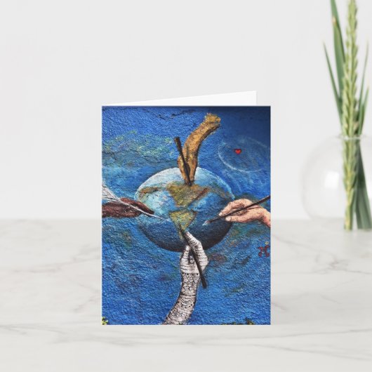 World Unity Graffiti Karte (Vorderseite)