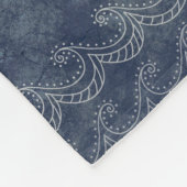 World Voyages Map Fleece Blanket (Ecke)