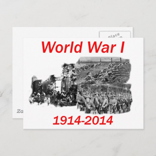 World War I 1914-2014 Postkarte (Vorne/Hinten)