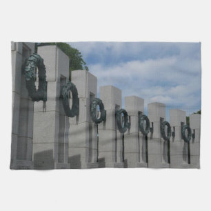 World War II Memorial Kränze I Küchentuch