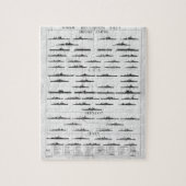 World War II Navy Battleship Recognition Chart Puzzle (Vertikal)
